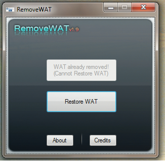 RemoverWAT Windows 7 RC Activation Patch